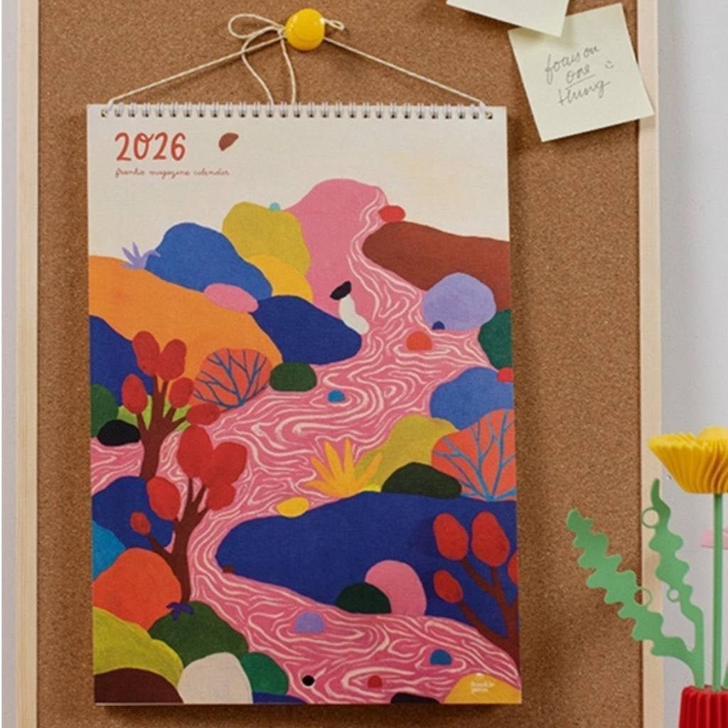 Frankie Magazine | 2026 Wall Calendar - Cove. Beach Essentials
