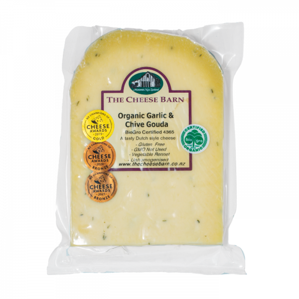 Cheese Barn Organic Garlic & Chive Gouda