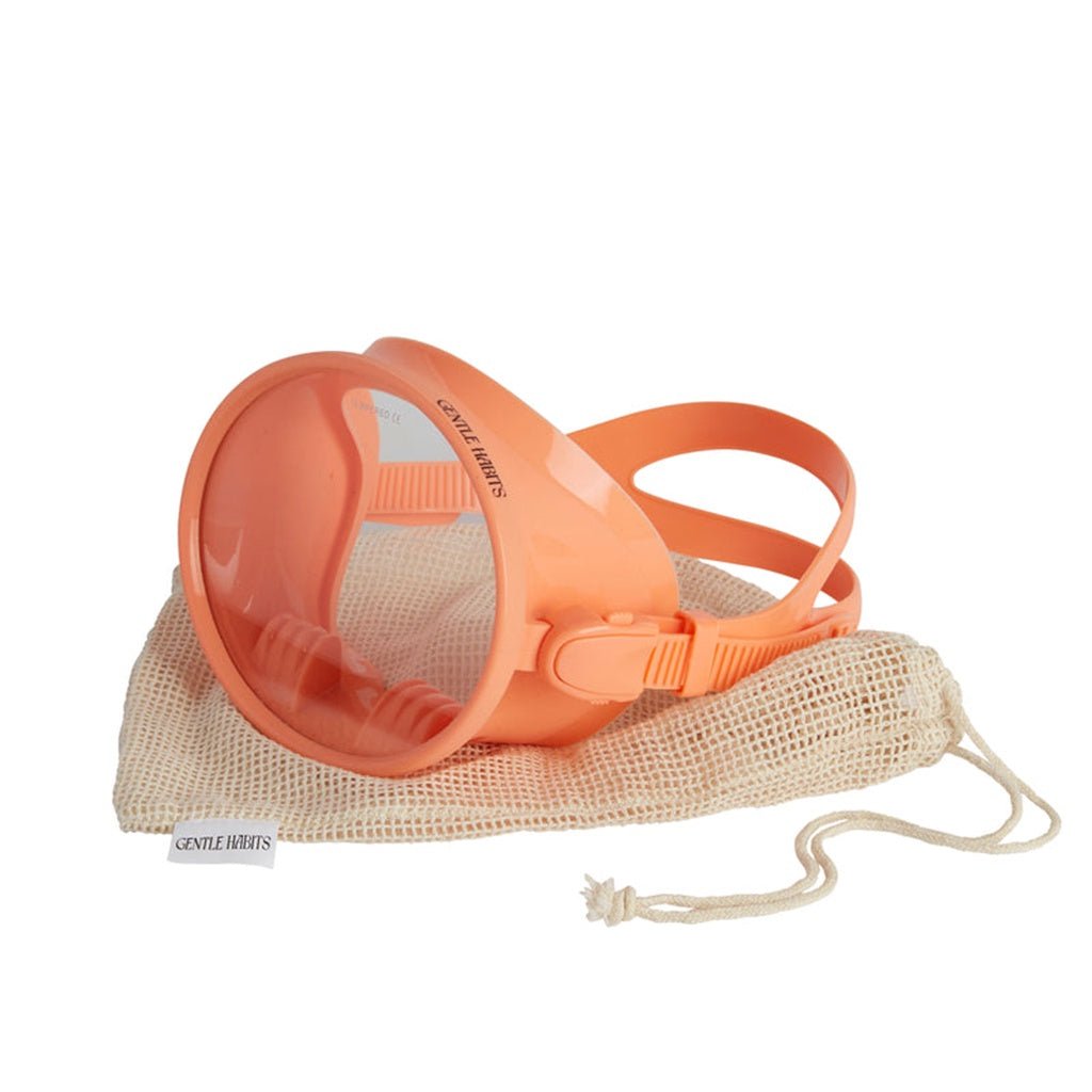 Gentle Habits Dive Mask - HOT ORANGE - Cove. Beach Essentials