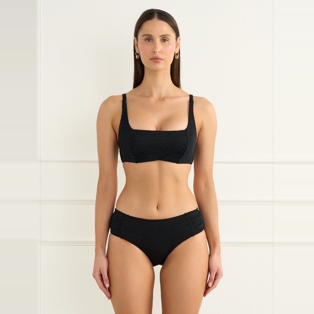 Heaven Ink Sophia Crop Black - Cove. Beach Essentials