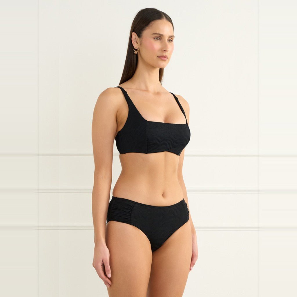 Heaven Ink Sophia Crop Black - Cove. Beach Essentials