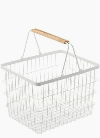 Yamazaki | Tosca Laundry Basket White | Small