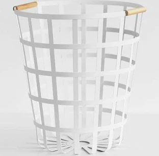 Yamazaki | Tosca Laundry Basket Round White