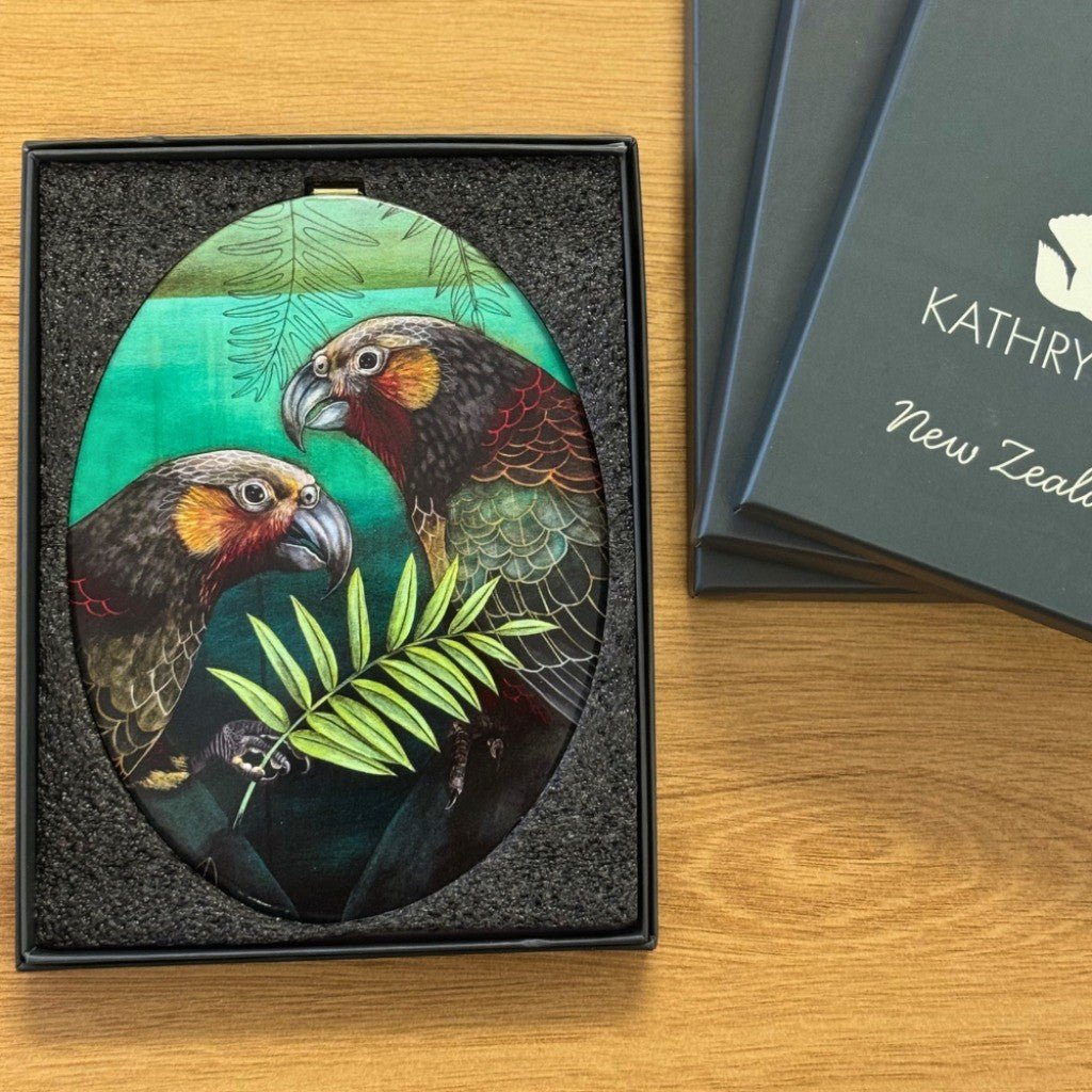 Kathryn Furniss | Art Tile - Kaka - Cove. Beach Essentials