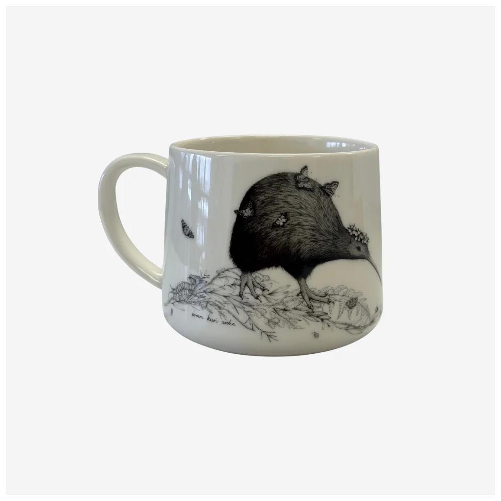 Katy Hayward | Cup - Walking with Aroha Brown Kiwi - Cove. Beach Essentials
