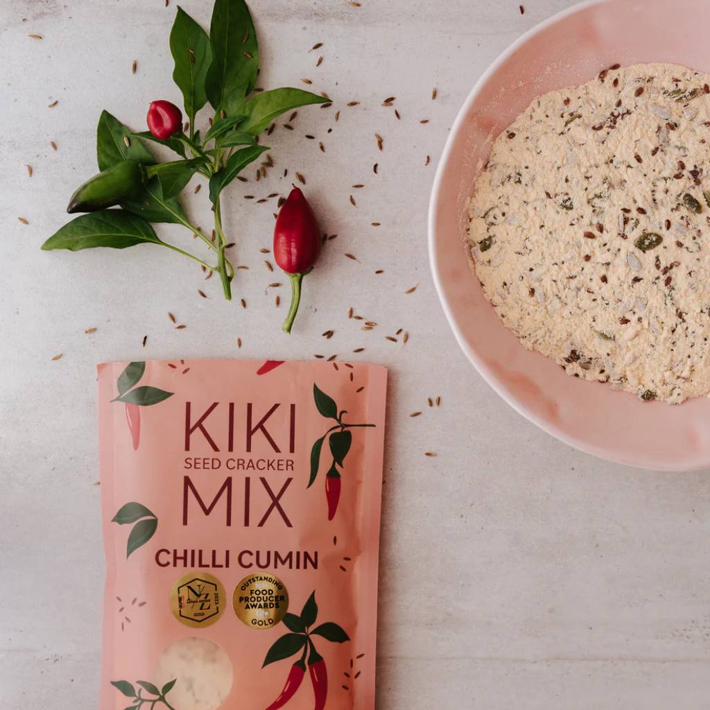 Kiki Seed Cracker Mixes Chilli Cumin - Cove. Beach Essentials