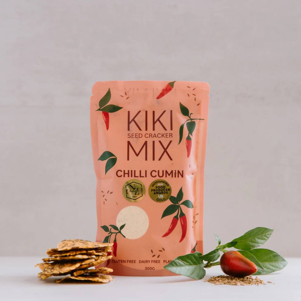 Kiki Seed Cracker Mixes Chilli Cumin - Cove. Beach Essentials