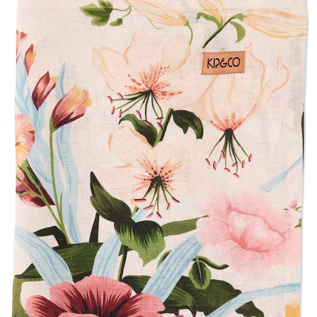 Kip & Co | Belle Floral Tea Towel - Cove. Beach Essentials