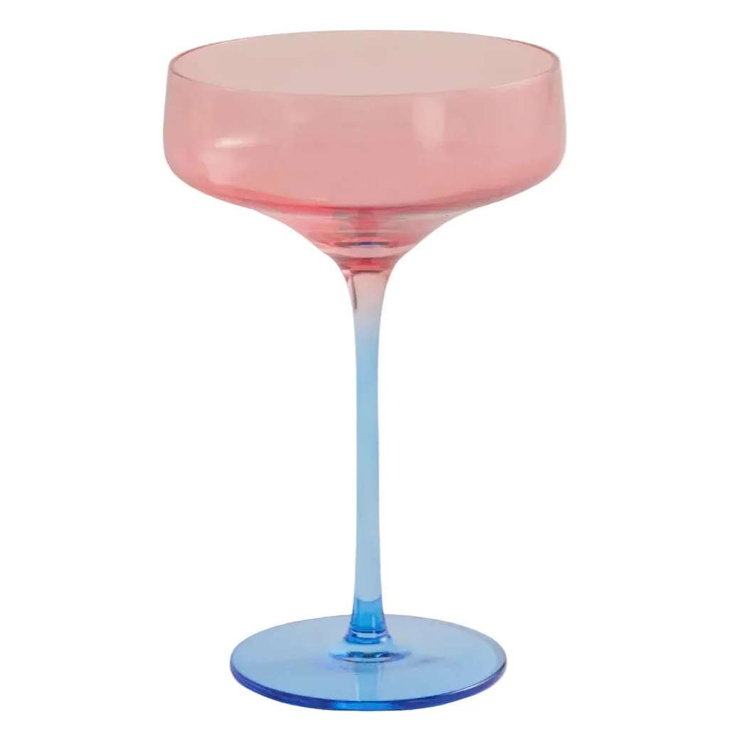 Kip &amp; Co | Blue Robin Margarita Glass 2P Set - Cove. Beach Essentials