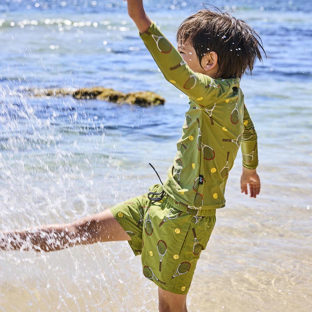 Kip & Co | Deuce Rash Vest - Cove. Beach Essentials