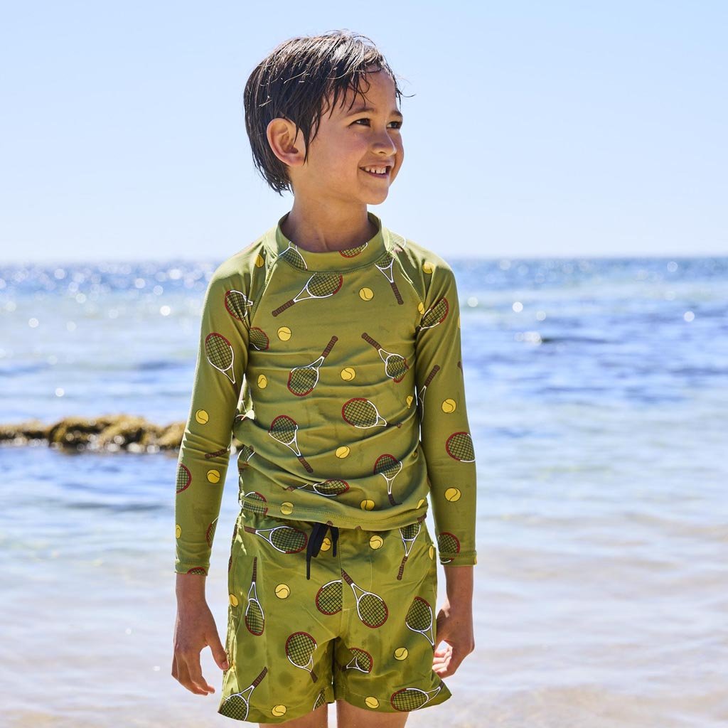Kip & Co | Deuce Rash Vest - Cove. Beach Essentials