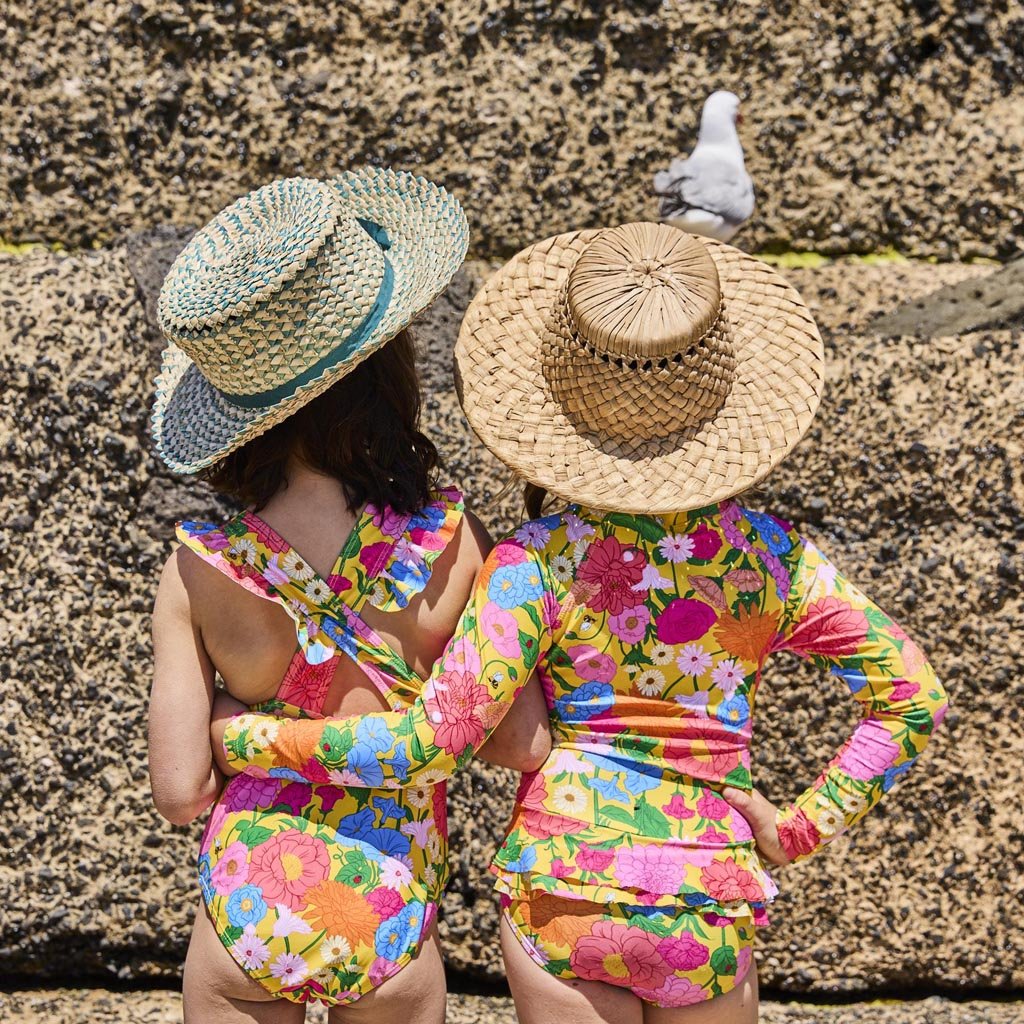 Kip & Co | Follow The Sun Yellow Long Sleeve Bathers - Cove. Beach Essentials
