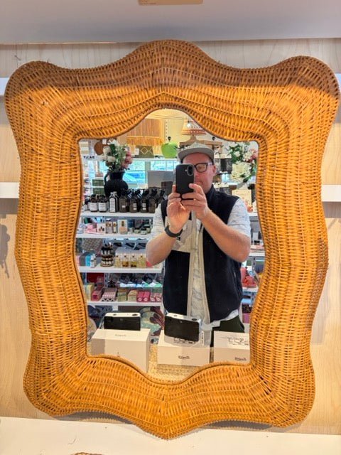 Kip & Co | Genie Rattan Mirror 'Ex-Display Model' - Cove. Beach Essentials