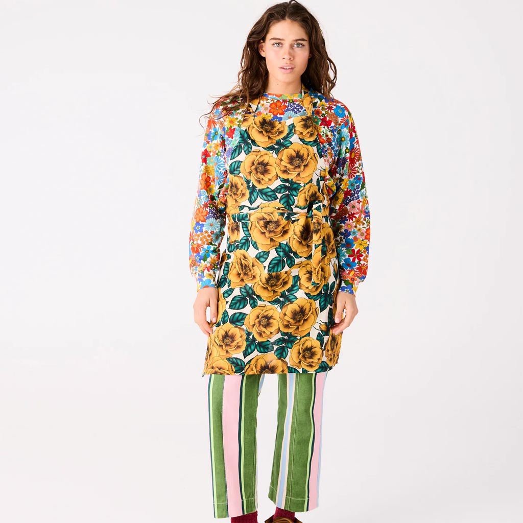 Kip & Co | Golden Peony Apron - Cove. Beach Essentials