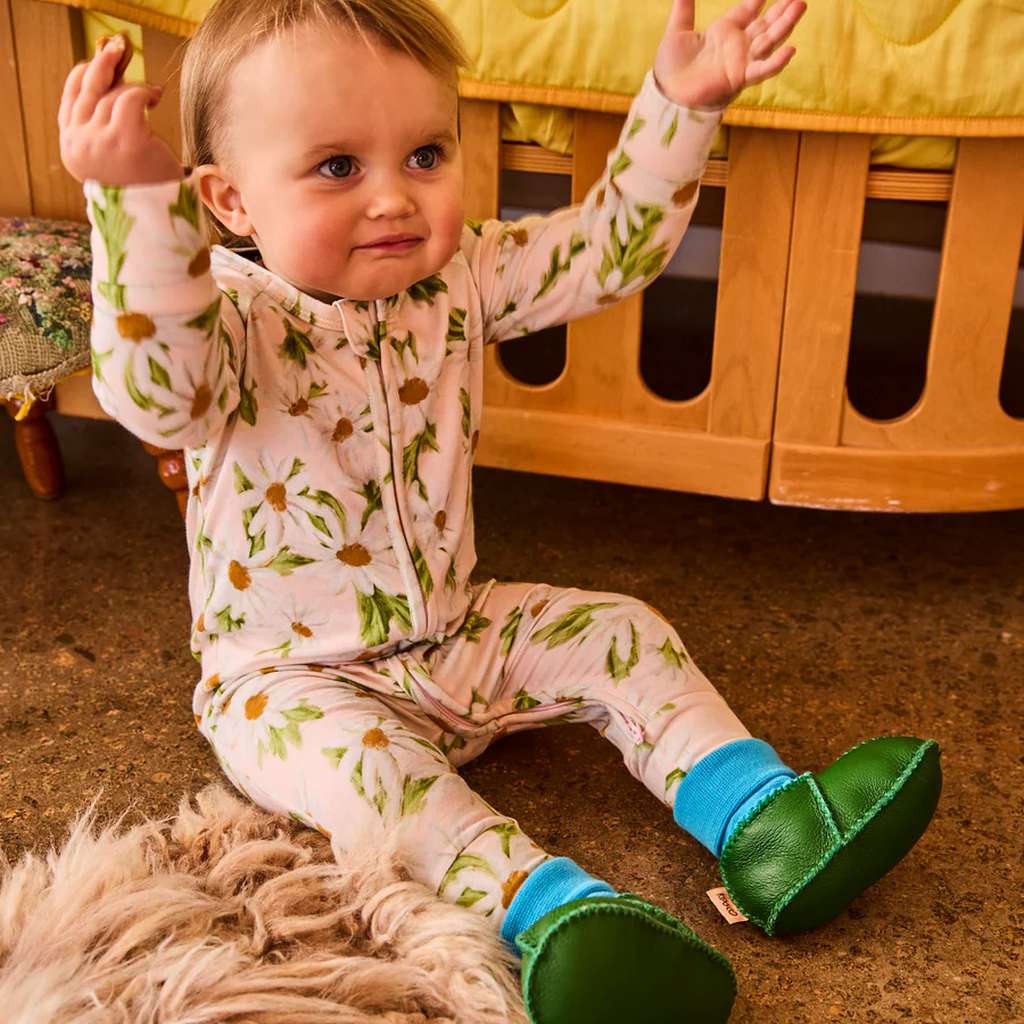 Kip & Co | Green Baby Booties - Cove. Beach Essentials