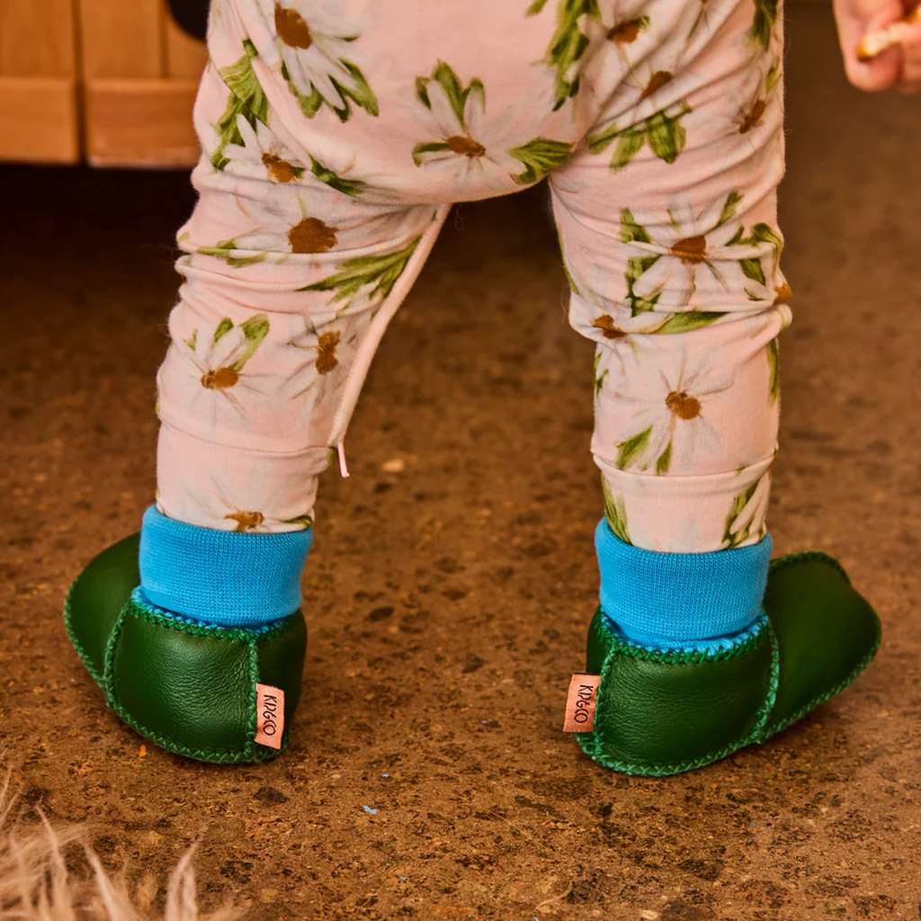 Kip & Co | Green Baby Booties - Cove. Beach Essentials