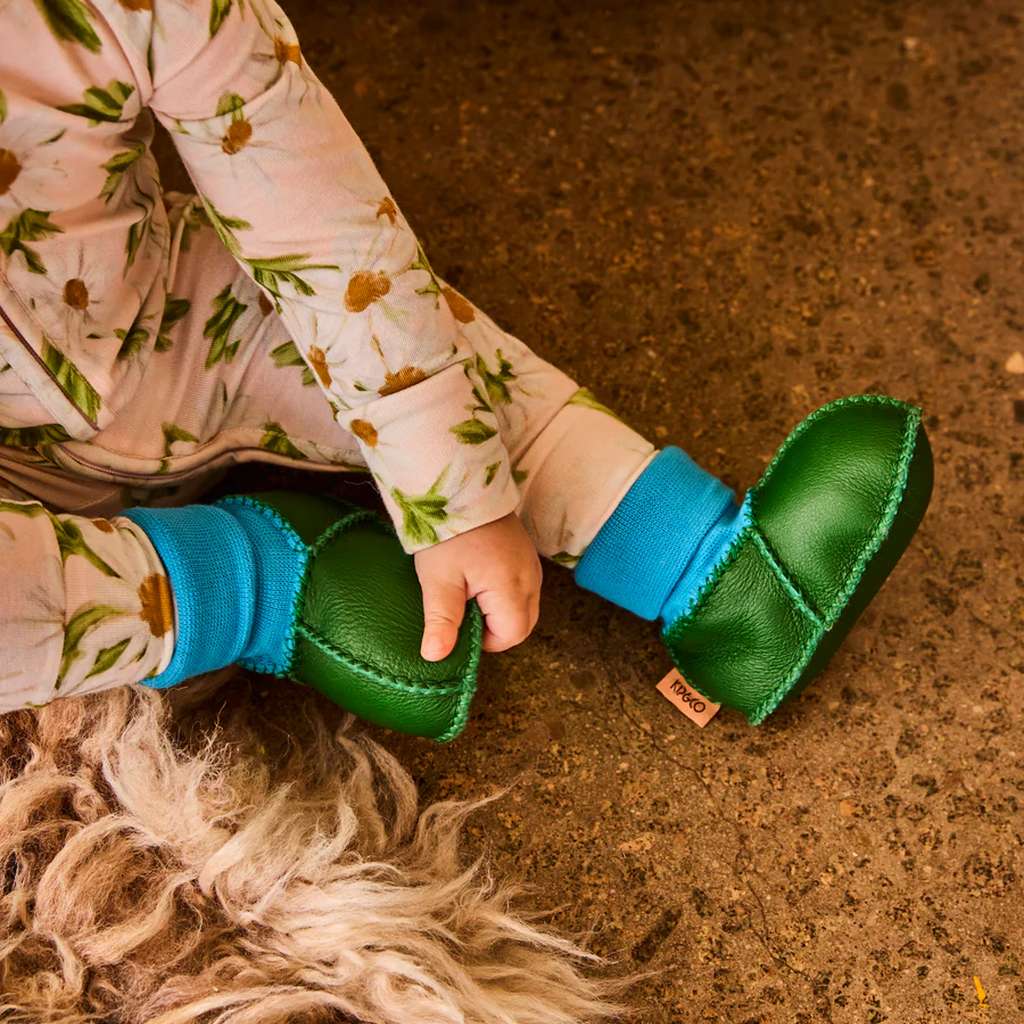 Kip & Co | Green Baby Booties - Cove. Beach Essentials