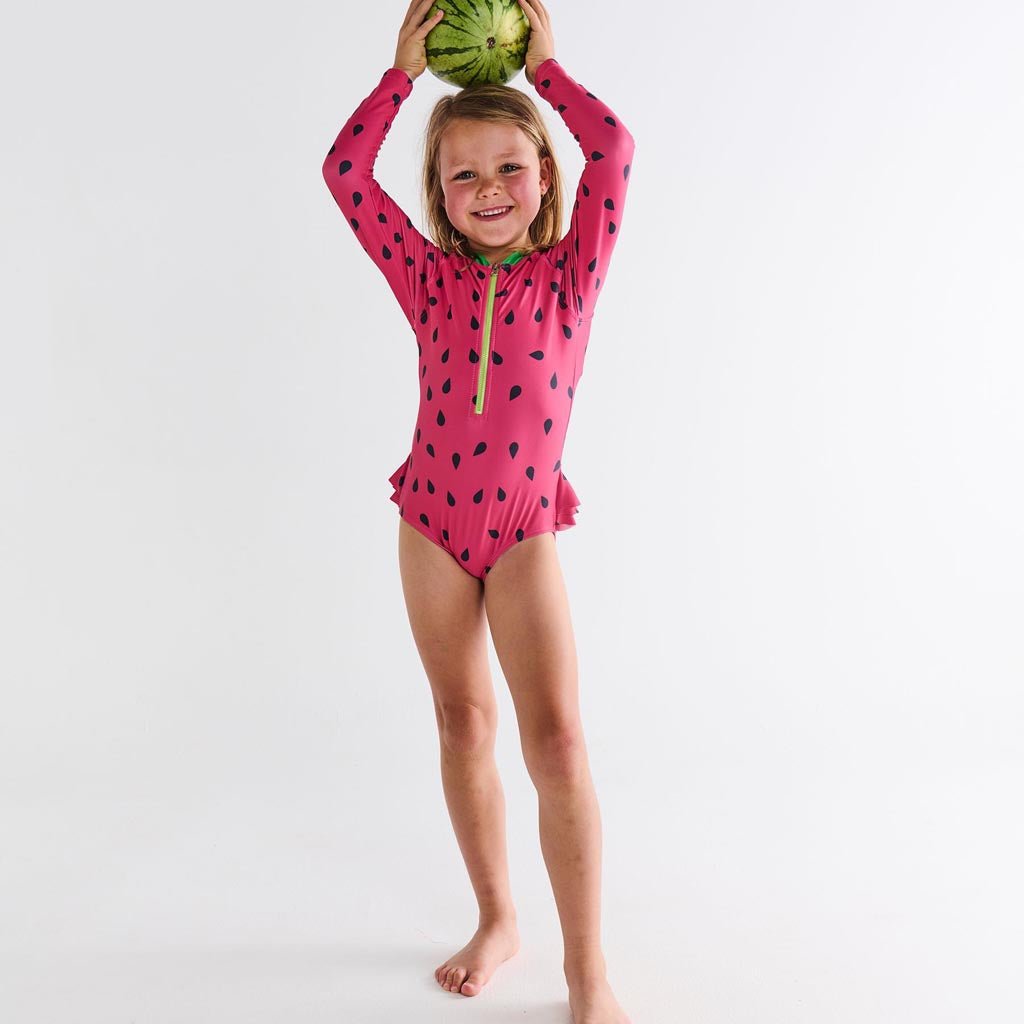 Kip & Co | Melon Long Sleeve Bathers - Cove. Beach Essentials