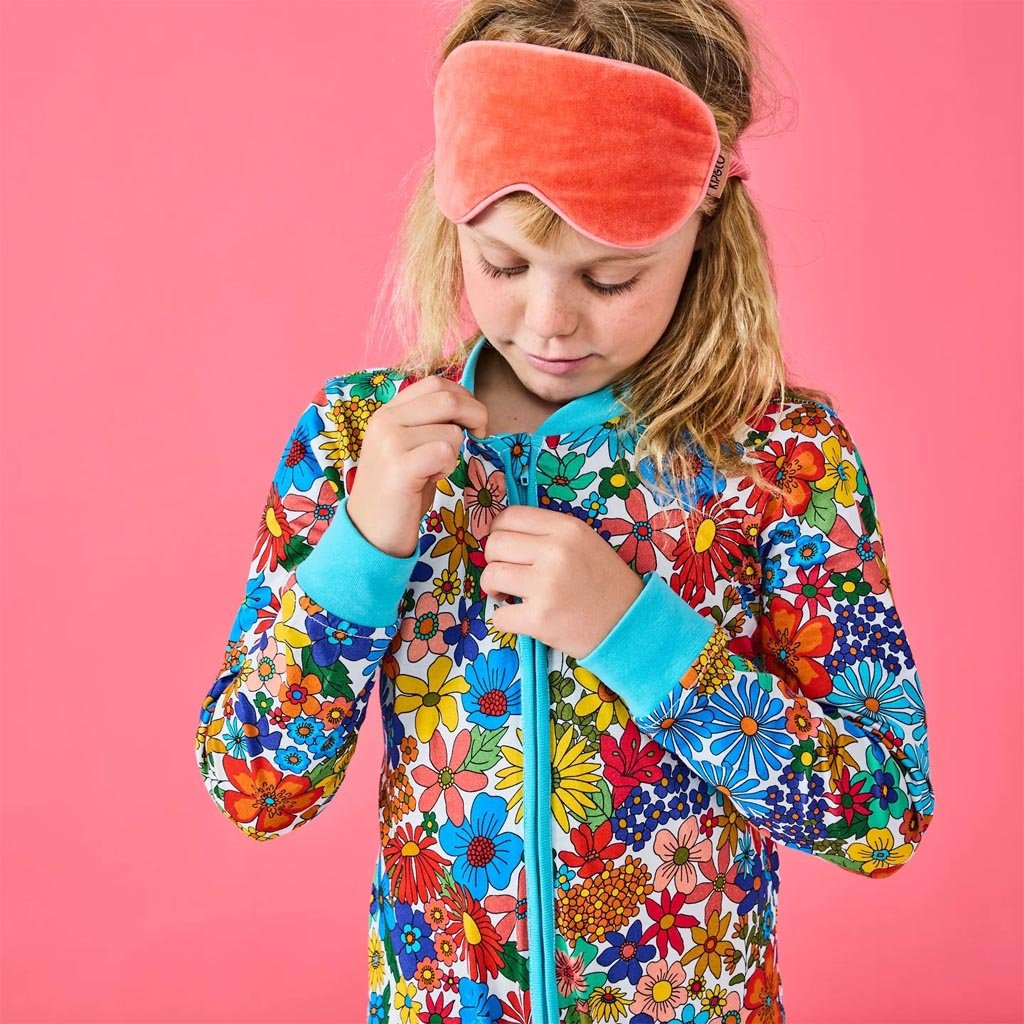 Kip & Co | Poppy Queen Velvet Eye Mask - Cove. Beach Essentials