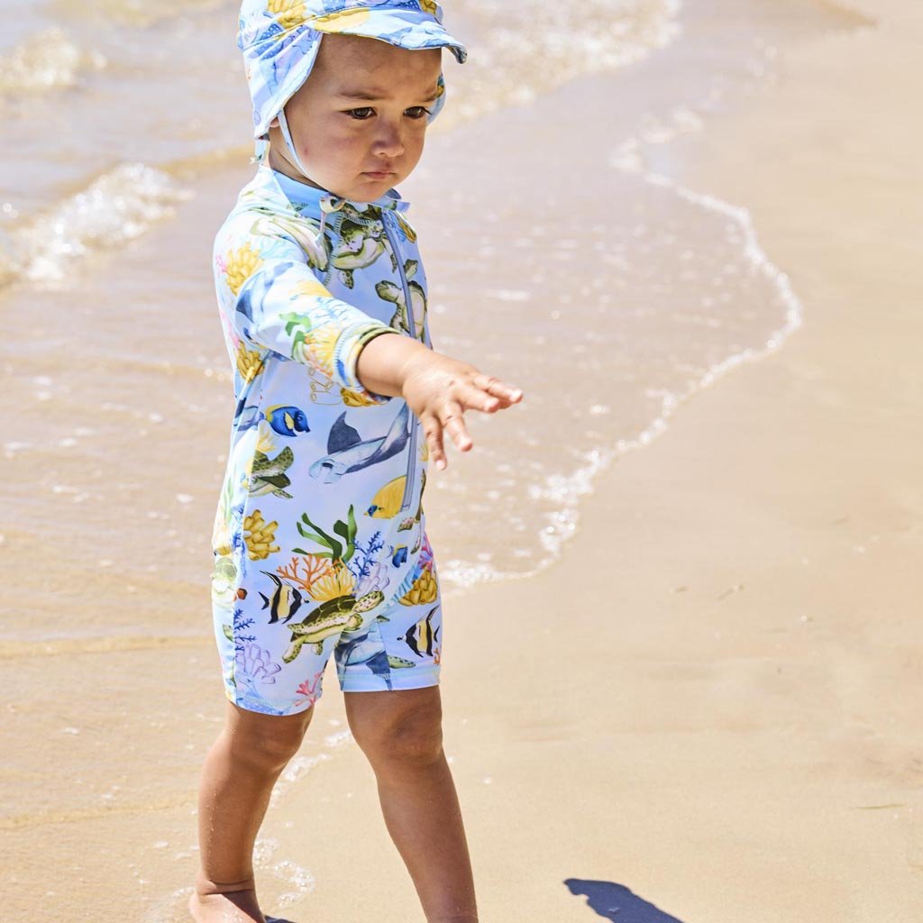 Kip & Co | Reef Life Baby Swim Hat - Cove. Beach Essentials