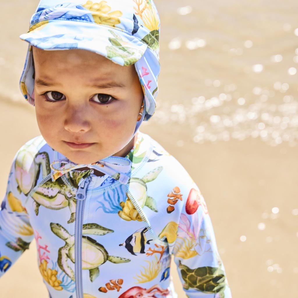 Kip & Co | Reef Life Baby Swim Hat - Cove. Beach Essentials