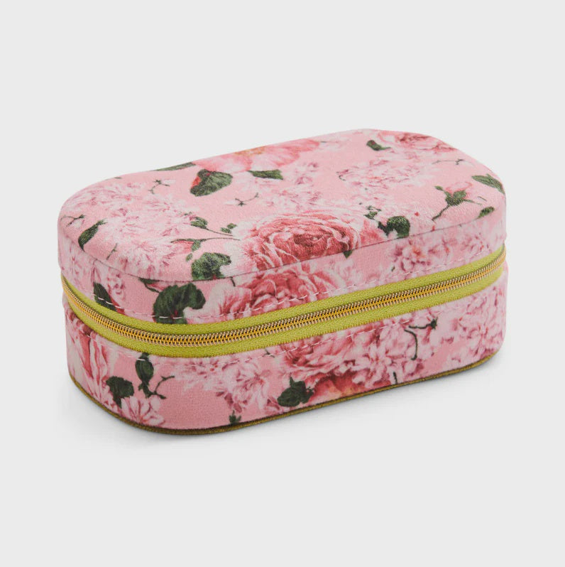 Kip & Co  | Rose Garden Travel Velvet Jewellery Box