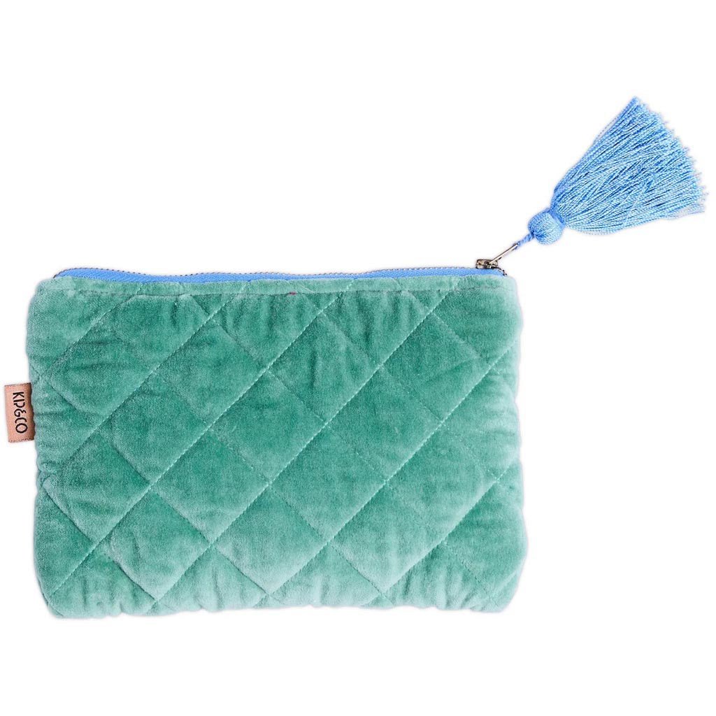 Kip & Co | Seabed Velvet Cosmetics Purse - Cove. Beach Essentials