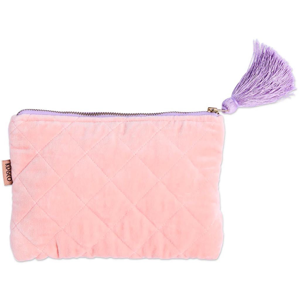 Kip & Co | Sherbet Velvet Cosmetics Purse - Cove. Beach Essentials
