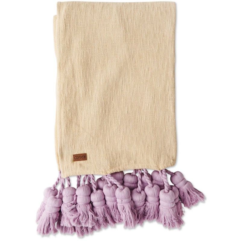 Kip & Co | Shortbread Tassel Throw - Cove. Beach Essentials