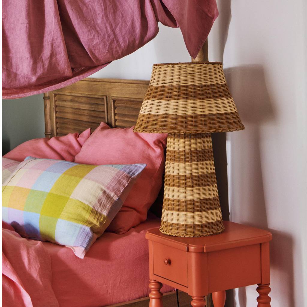 Kip & Co | Sombrero Rattan Lamp - Cove. Beach Essentials