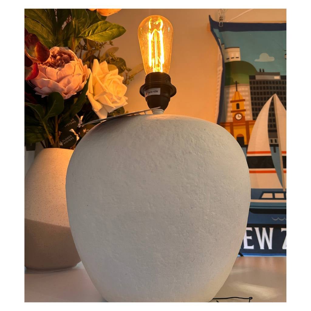 Kip & Co | Sophie Lamp Base Coconut - Cove. Beach Essentials