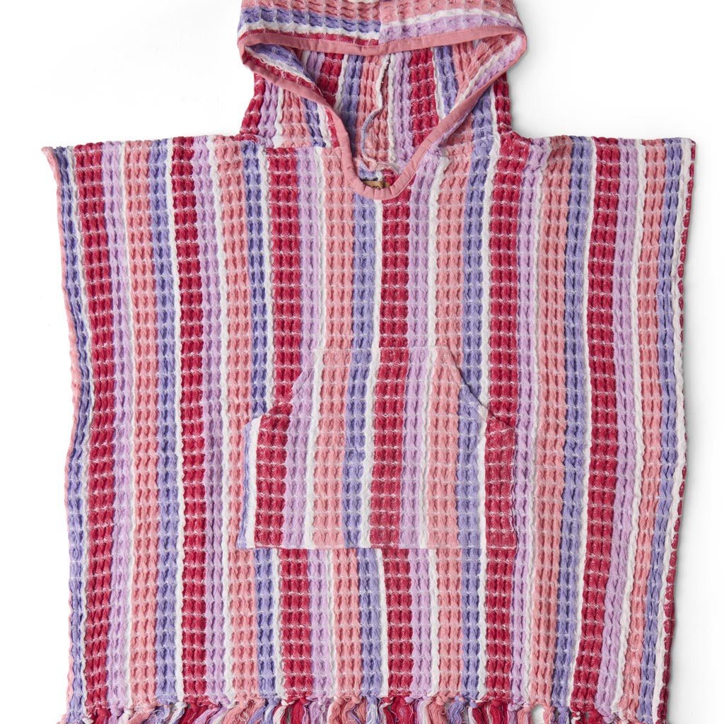 Kip & Co | Sorbet Soiree Kids Waffle Poncho - Cove. Beach Essentials