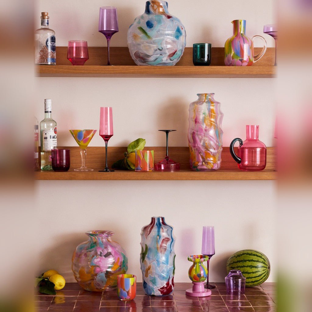 Kip & Co | Swirl Sorbet Tall Vase - Cove. Beach Essentials
