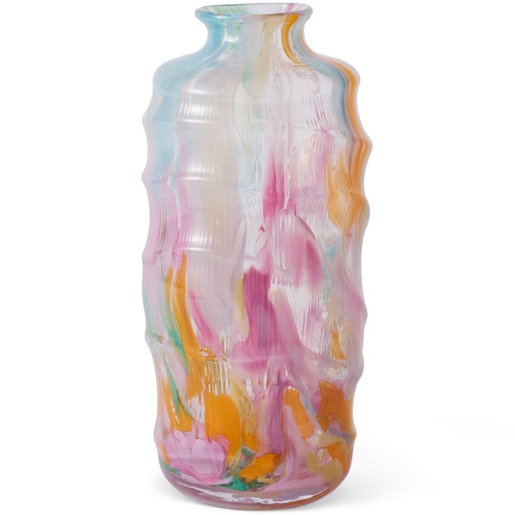 Kip & Co | Swirl Sorbet Tall Vase - Cove. Beach Essentials