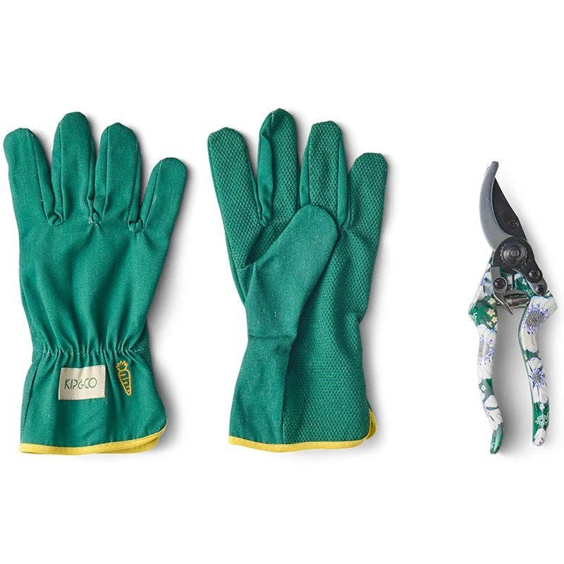 Kip & Co | Tumbling Flowers Green Garden Secateurs and Gloves - Cove. Beach Essentials