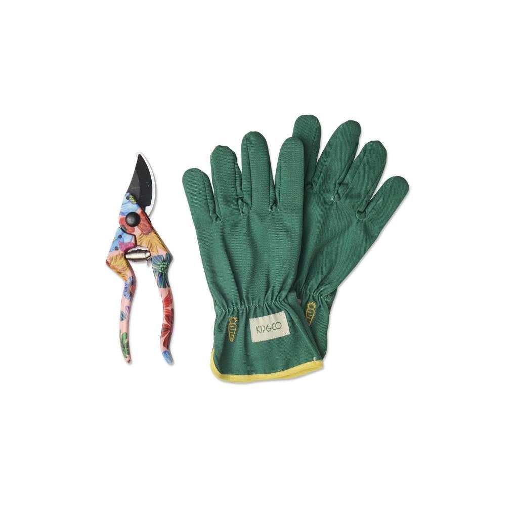 Kip & Co | Wild Flowers In Bloom Garden Secateurs and Gloves Set - Cove. Beach Essentials