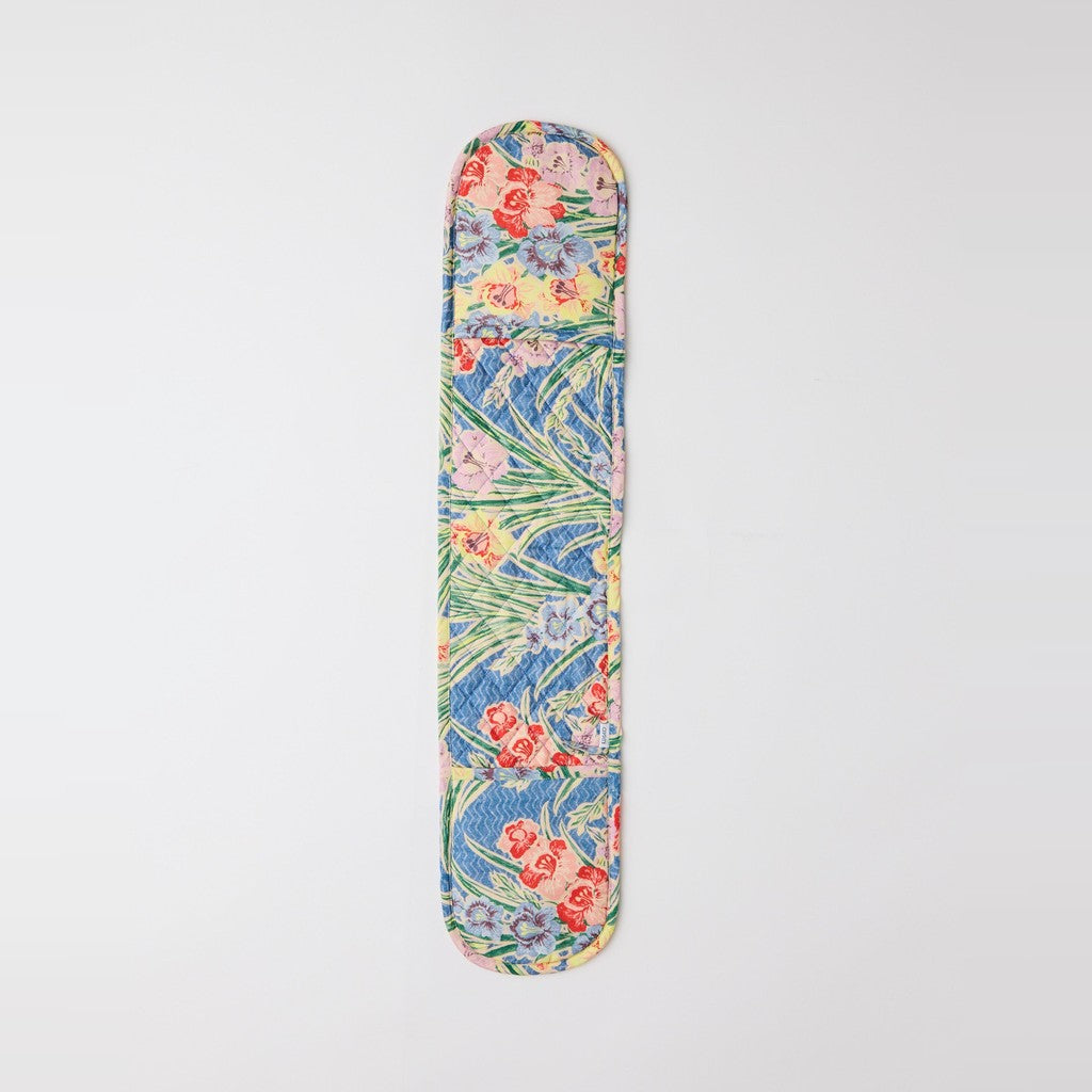 Kip & Co x Anna Spiro Gladiolus Double Oven Mitt laid flat