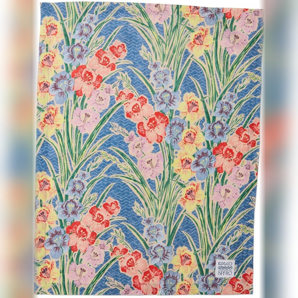 Kip &amp; Co x Anna Spiro Gladiolus Tea Towel - Cove. Beach Essentials