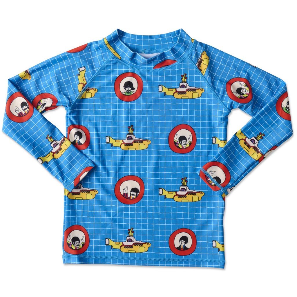 Kip &amp; Co x The Beatles Yellow Submarine Rash Vest - Cove. Beach Essentials