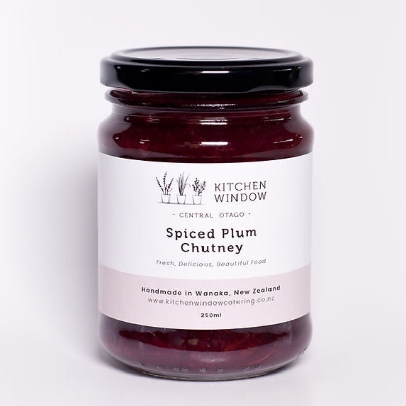 Kitchen Window Wanaka | 250ml Spiced Plum Chutney - Cove. Beach Essentials