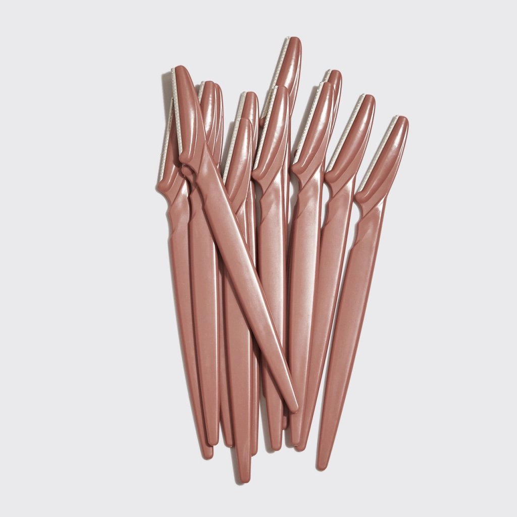 KITSCH | Recycled Plastic Dermaplaners 12pc Set - Terracotta - Cove. Beach Essentials