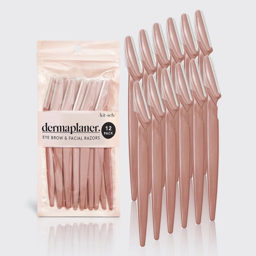 KITSCH | Recycled Plastic Dermaplaners 12pc Set - Terracotta - Cove. Beach Essentials