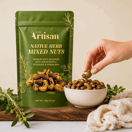 Kiwi Artisan Ltd | Native Herbs Mixed Nuts - Cove. Beach Essentials