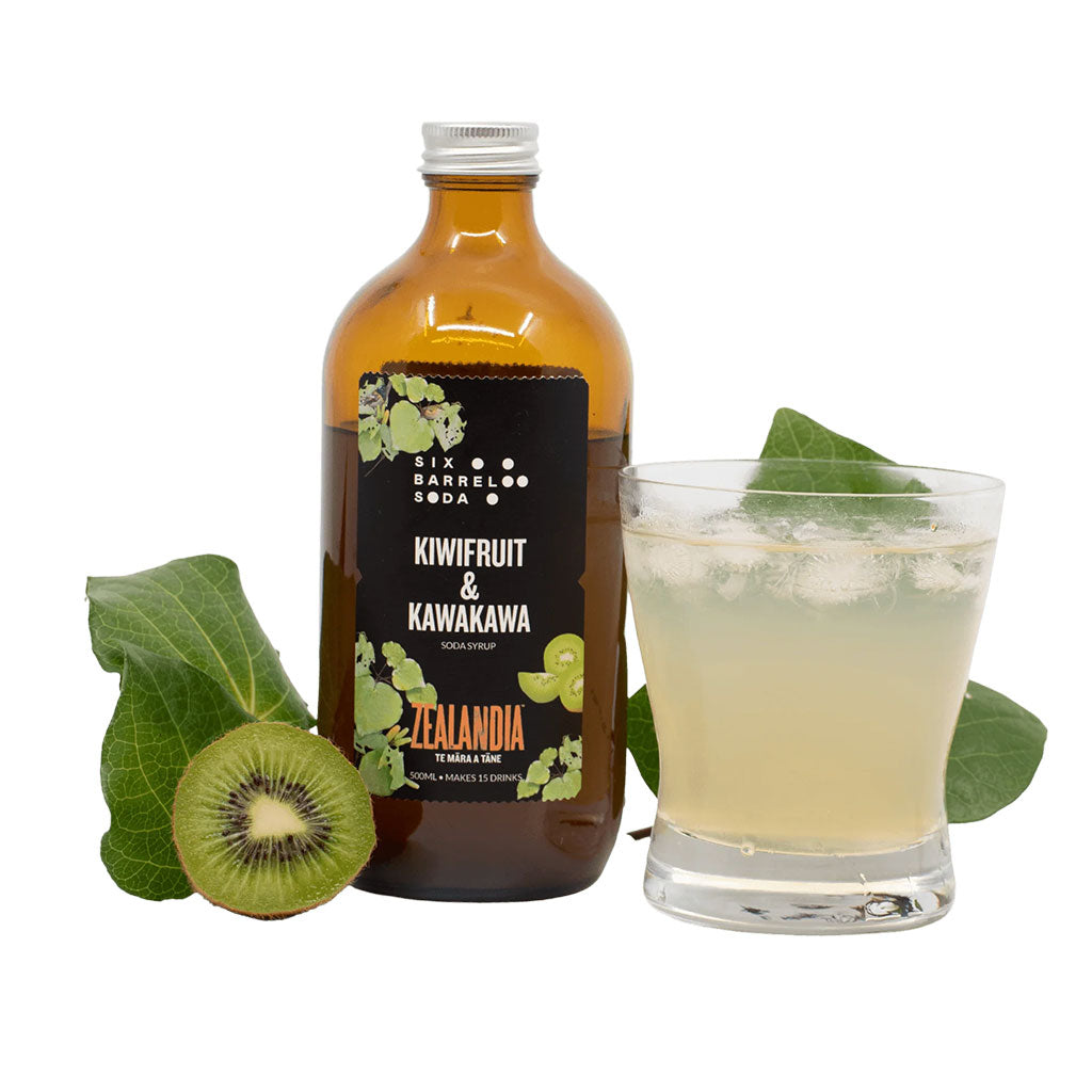 Six Barrel Soda Syrup - Kiwifruit & Kawakawa