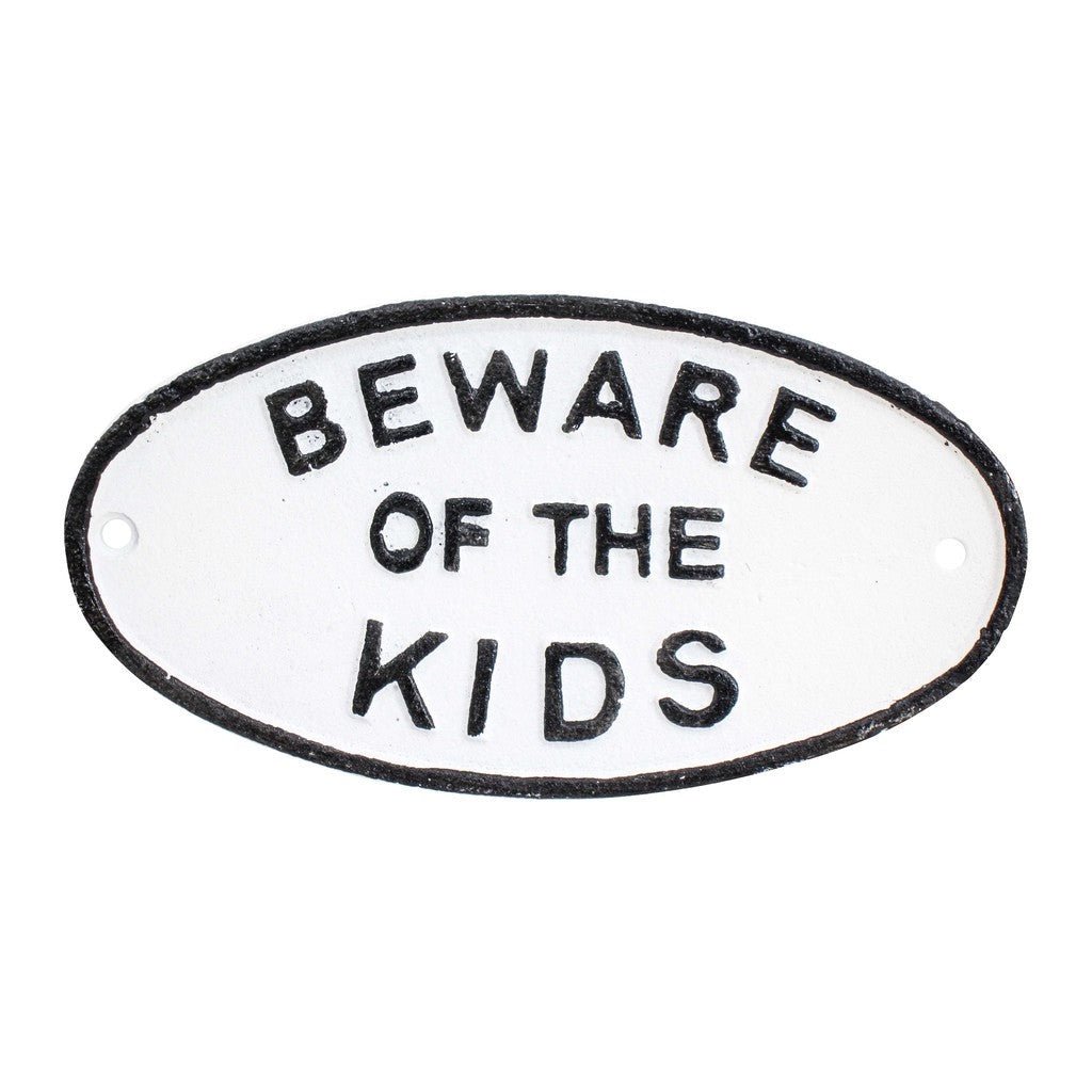 LaVida | Sign Beware of the Kids - Cove. Beach Essentials