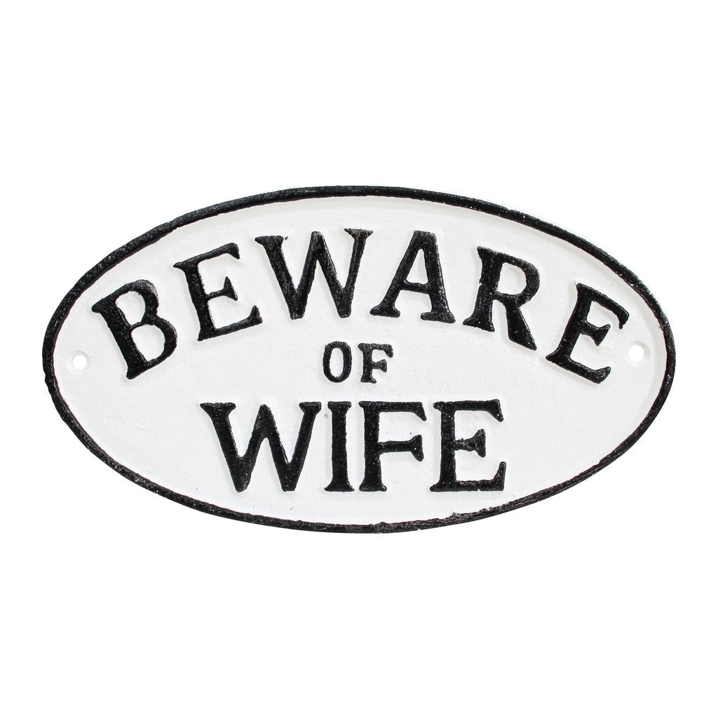 LaVida | Sign Beware of Wife - Cove. Beach Essentials