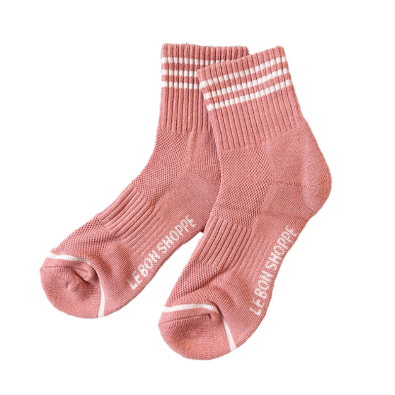 Le Bon Shoppe Girlfriend Socks Salmon 2 PR - Cove. Beach Essentials