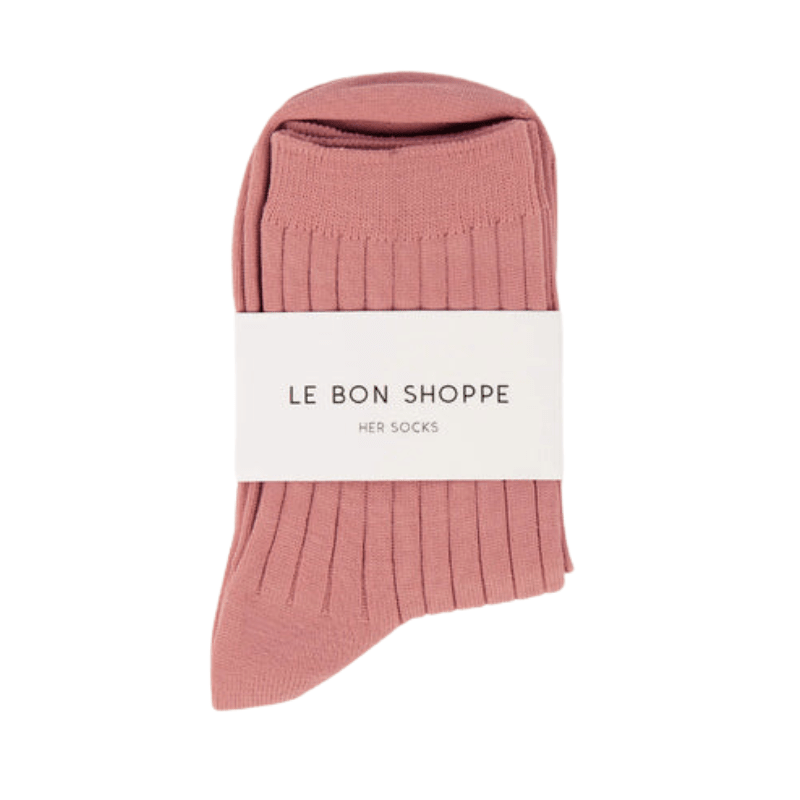 Le Bon Shoppe Her Socks Mc Cotton Desert Rose 2 PR - Cove. Beach Essentials