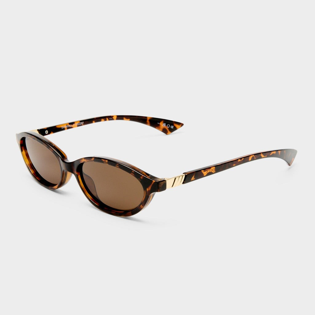 Le Specs Duskfall Tort sunglasses, angled view