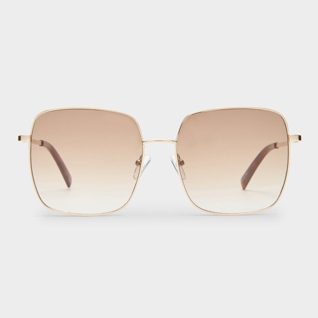 Le Specs The Cherished Gold sunglasses, front view